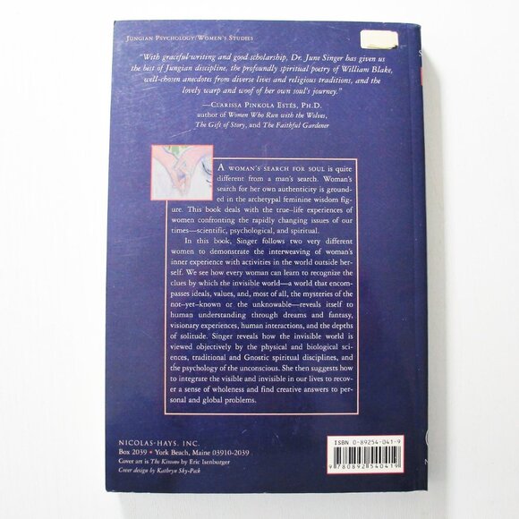 Modern Woman in Search of Soul, June Singer, Vintage Book 1998, Paperback - Picture 3 of 3